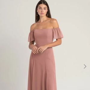 Jenny yoo Elsie dress in clay